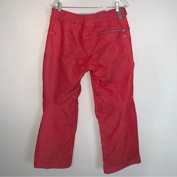 686 Red Snow  Pants White Polka Dots Smarty Lined M - Picture 2 of 14